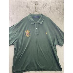Polo Ralph Lauren RL County Riders & Jockey Club Polo Shirt Green 3XB